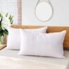Wake up refreshed with this modern comfortable pillow. This pillow is designed with a white down fill and then surrounded by a cotton exterior to provide utmost softness. Complement your bed with 2 or 4 of these pillows and treat yourself to the ultimate luxury for your bedroom. Your beauty sleep awaits you.
Kingsize-pillows(51x91-cm)