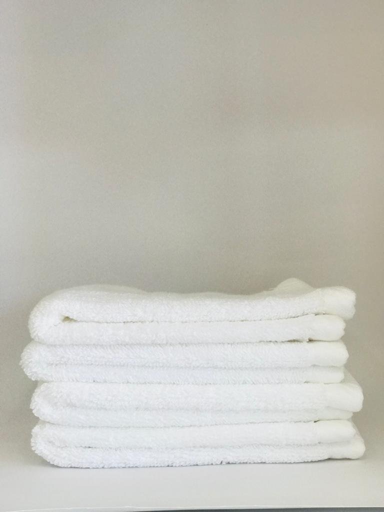 White face towel