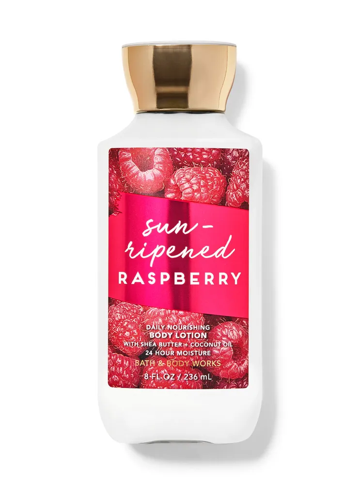 Sun ripened rasberry body lotion, bath and body works