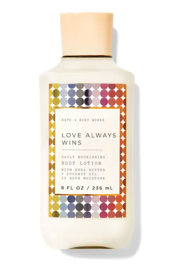 LOVE ALWAYS WINS Body Lotion, bath and body works