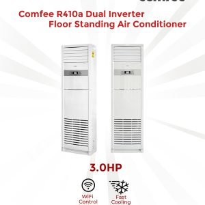 Comfee [Tower] INVERTER 3.0hp R410 Floor Standing AC w/ 5-Year Compressor Warranty [FS24INV]