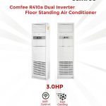 Comfee [Tower] INVERTER 3.0hp R410 Floor Standing AC w/ 5-Year Compressor Warranty [FS24INV]