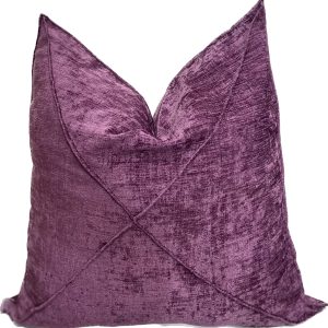 Chanel Purple Throw Pillow