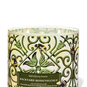 backyard honeysuckle candle