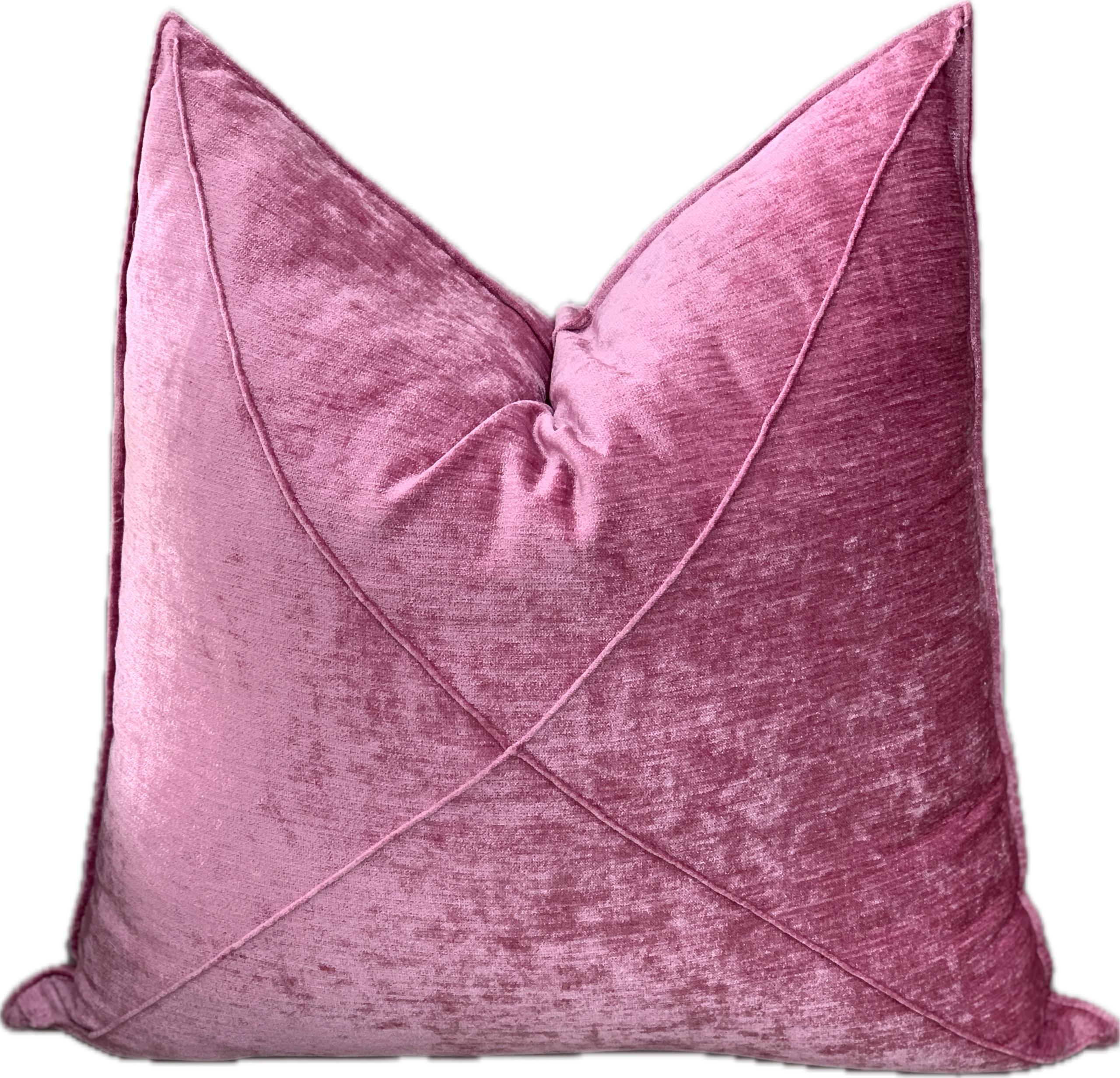 Chanel pink throw pillow
