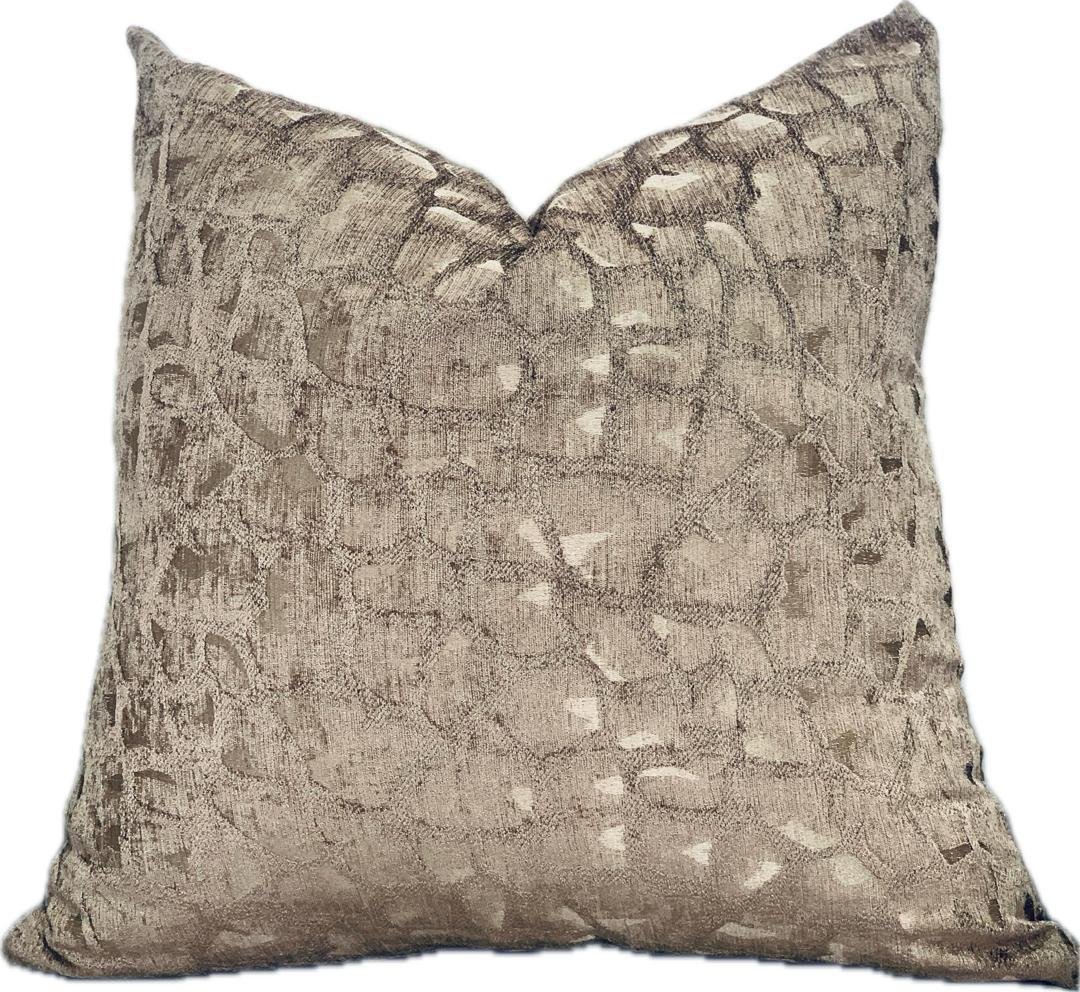 pretty brown throw pillow