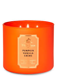 pumpkin vanilla creme candle