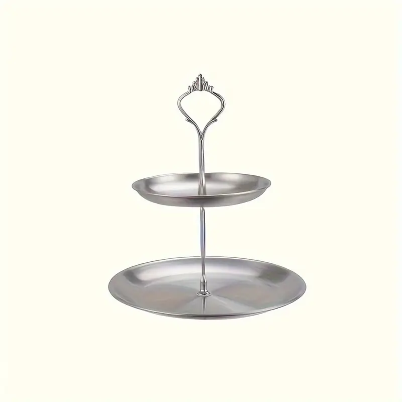1-Set-2-Tier-Cupcake-Stand-Holder-Round